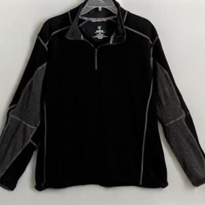 Kuhl Kashmira 1/4 Zip Pullover Mens XL Black/Gray